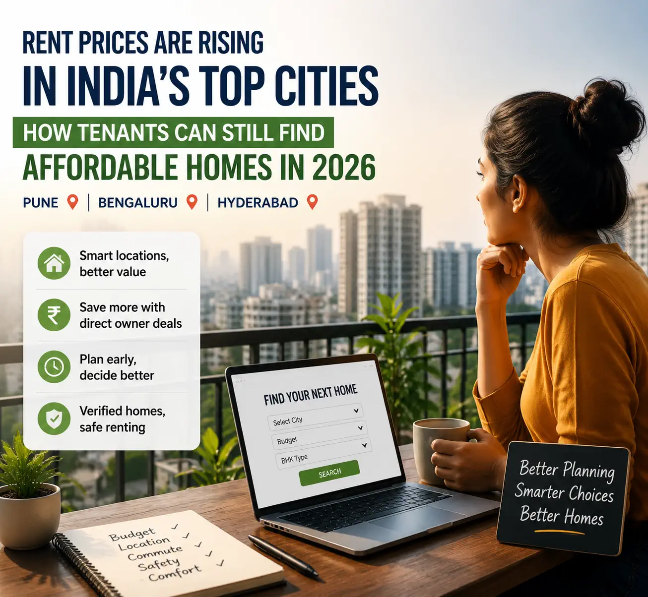 Rent Prices Are Rising in India’s Top Cities - How Tenants Can Still Find Affordable Homes in 2026